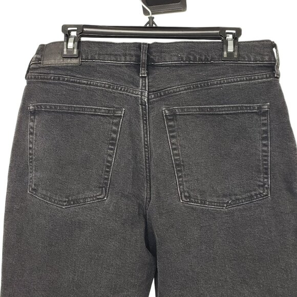 Everlane Black Jeans Original Cheeky Jean 31 Crop Womens High Rise Straight Leg - Picture 7 of 10